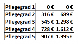 Pflegegeld & Pflegesachleistung | SchnellesBad Deutschland GmbH